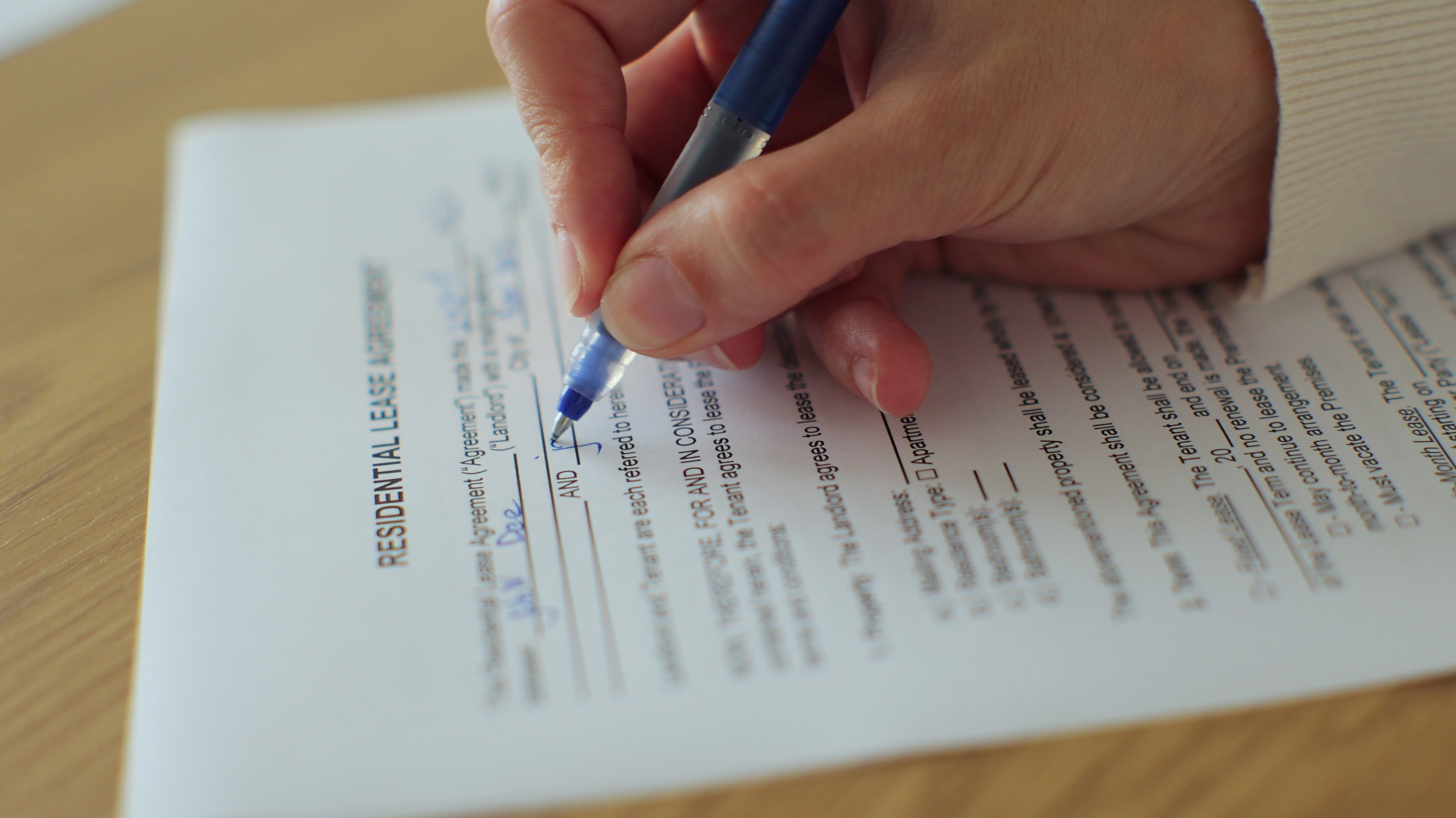 Tenancy Requirements Banner